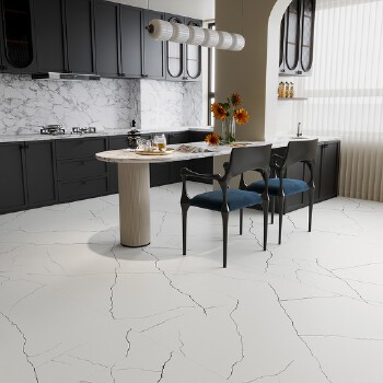 HM89R 1200*2700mm Marble-like tiles, Baikal White