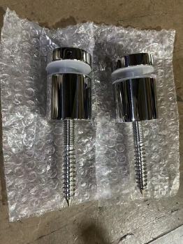 Round Tube Post Fence Panels with Frameless Glass Railing Outdoor Black for Apartment Use