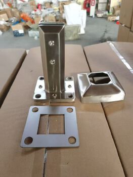 Modern 2205 Stainless Steel Black Spigot for Villas Glass Railing Balustrades