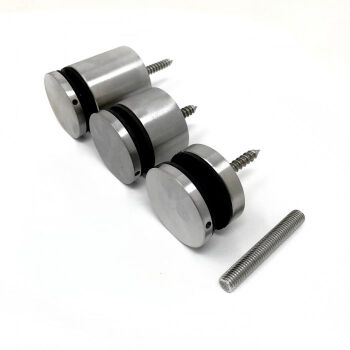 Round Tube Post Fence Panels with Frameless Glass Railing Outdoor Black for Apartment Use