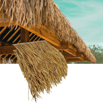 PE Synthetic Palmex Thatch Roof Tiles Waterproof and Fireproof Plastic Building Materials for Hotel Application