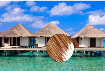 Mexican Style Artificial Palm Thatch Rolls for Tiki Bar Hut Roof Duck Boat Blinds Garden Patio Umbrella Covers Party