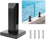 Modern 2205 Stainless Steel Black Spigot for Villas Glass Railing Balustrades