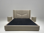 Bespoke Nubuck Leather King-Size Bed 2025721-5