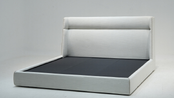Handcrafted Saddle-Leather King Bed: Bespoke for Residential & Commercial Spaces 2025721-4