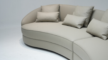 Customizable Genuine Leather Multi-Seater Sofa