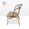 All Weather Aluminum Wicker Furniture Outdoor Patio Garden Balcony Cafe Traditional Hotel Park French Wicker Bistro Chairs