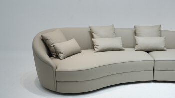Customizable Genuine Leather Multi-Seater Sofa