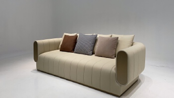 2025721-9 Customizable Genuine Leather Multi-Seater Sofa