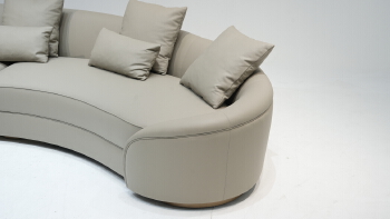 Customizable Genuine Leather Multi-Seater Sofa