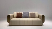 2025721-9 Customizable Genuine Leather Multi-Seater Sofa