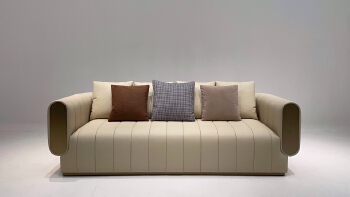 2025721-9 Customizable Genuine Leather Multi-Seater Sofa