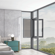 Sound insulation aluminum alloy casement window