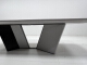 Natural Marble Dining Table with Wood Base | Custom Sizes