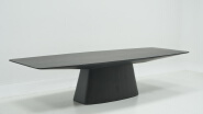 Smoked Solid Wood Extra Long Dining Table, 2800x1000x750mm