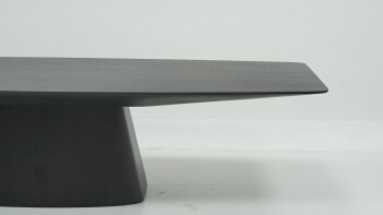 Smoked Solid Wood Extra Long Dining Table, 2800x1000x750mm