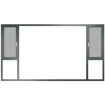 Low-E aluminum alloy casement window