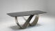 Modern Metal-Base Marble Dining Table | Custom Sizes Available