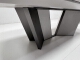 Natural Marble Dining Table with Wood Base | Custom Sizes