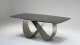 Modern Metal-Base Marble Dining Table | Custom Sizes Available