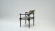 Signature Orb-Back Dining Chair: Solid White Ash & Fabric Upholstery