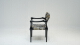 Signature Orb-Back Dining Chair: Solid White Ash & Fabric Upholstery