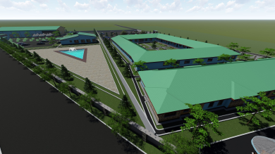 Large and simple warehouse design