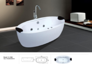 bathroom Acrylic bathtub whirlpool tubs toilet
