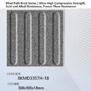 Factory Direct Sale Accessible walkway tiles-8KMD3357H-18