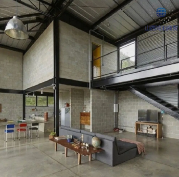 Spacious Modern Prefab Heavy Steel Structure Villa for Suburban Family Life