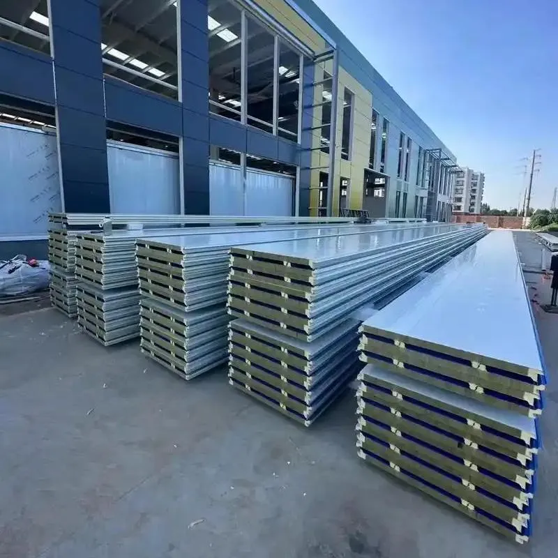 Cost-Effective Insulated Sandwich Panel with Steel Skin for Walls &amp; Roofs (Customized)