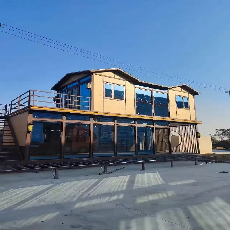 Spacious Modern Prefab Heavy Steel Structure Villa for Suburban Family Life