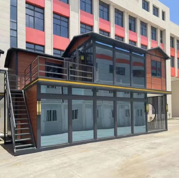 Spacious Modern Prefab Heavy Steel Structure Villa for Suburban Family Life
