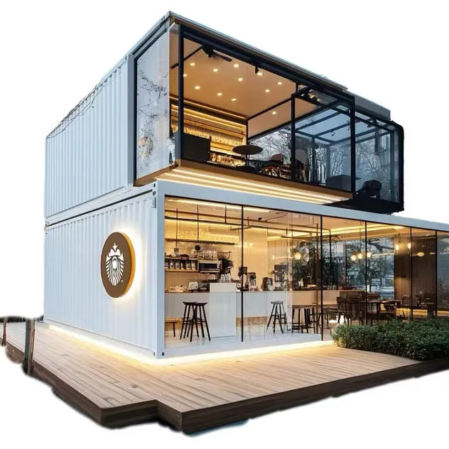 Steel Structure Prefabricated Container Houses for Accommodation and Office Use