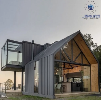 Spacious Modern Prefab Heavy Steel Structure Villa for Suburban Family Life