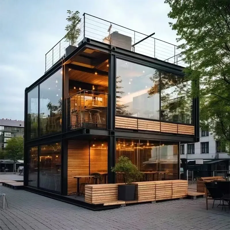 Spacious Modern Prefab Heavy Steel Structure Villa for Suburban Family Life