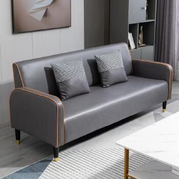 Nordic technology fabric sofa, simple double - seat and triple - seat sofa for small living rooms and clothing stores, easy - style Internet