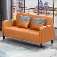 Nordic technology fabric sofa, simple double - seat and triple - seat sofa for small living rooms and clothing stores, easy - style Internet