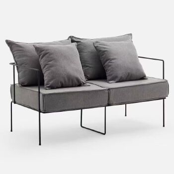 Luxury Minimalist Tech Velvet Single-Seat Chair - Metal Frame, Multi-Room Versatility, Sleek Modern Design