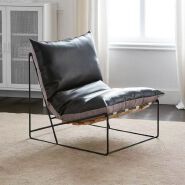 Single-Seat Luxury Minimalist Modern Reclining Sofa Chair - Suitable for Small Spaces, Balconies, Living Rooms & Bedrooms | Simple Leisure Recliner