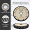Brolangt 14 Inch Silent Core Diamond Milling Wheel Suitable for stone cutting machines, countertop production, and industrial finishing systems