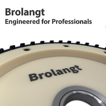 Brolangt 14 Inch Silent Core Diamond Milling Wheel Suitable for stone cutting machines, countertop production, and industrial finishing systems