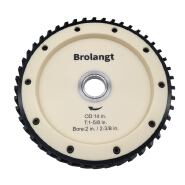 Brolangt 14 Inch Silent Core Diamond Milling Wheel Suitable for stone cutting machines, countertop production, and industrial finishing systems