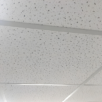 Mineral fiber ceiling tiles 595x595x12mm RH70 pin hole design factory direct price