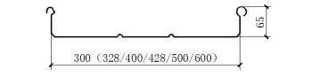 YX65-300/328/400/428/500/600 Metal Roof Tiles