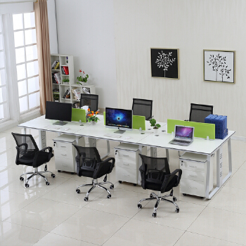 (AS-A2651-3612) Modern Ergonomic Staff Office Desk for Employee Productivity
