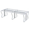 (AS-A2657-2412) Stylish Office Desk Furniture with Ample Storage Solutions