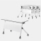 (AS-A2690-1204) Modern Training Furniture Desk with Built-in Cable Management Solutions