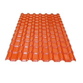 Synthetic spanish roof tile