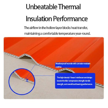 T885/930/960 uPVC Twinwall Hollow Roof Sheets